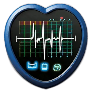 Heart Pulse Monitor Png Alg PNG Image