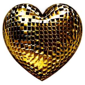 Heart Shaped Glitter Png Bot6 PNG Image