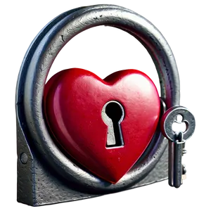 Heart Shaped Lock Png 05242024 PNG Image