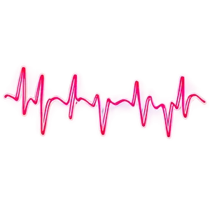 Heartbeat Line With Sparkles Png 06292024 PNG Image