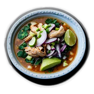 Hearty Chicken Pozole Png 06132024 PNG Image