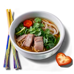 Hearty Pho Meal Png Xcm PNG Image