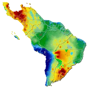 Heat Map Of Wildlife Migration Patterns Png 48 PNG Image