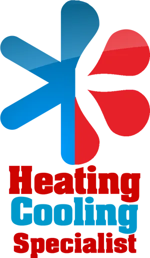 Heating Cooling Specialist Logo PNG Image