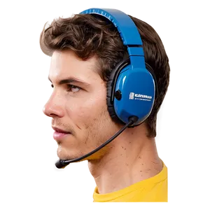 Heavy-duty Headset With Mic For Construction Png Iah PNG Image