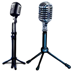 Heavy Duty Microphone On Stand Png Mck PNG Image