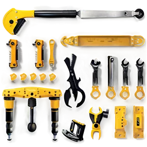 Heavy Machinery And Construction Tools Png Frf8 PNG Image