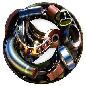 Heavy Scrap Metal Pieces Png Vnb PNG Image