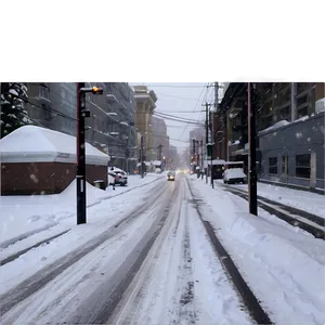 Heavy Snowfall Street Png Rxt PNG Image