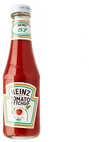 Heinz Ketchup Bottle Transparent Background PNG Image