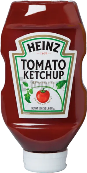 Heinz Tomato Ketchup Bottle PNG Image