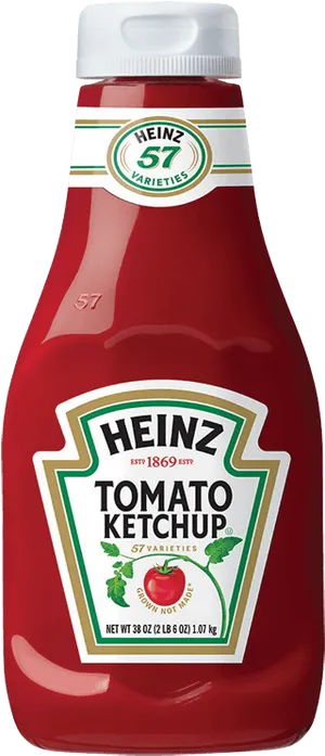 Heinz Tomato Ketchup Bottle PNG Image