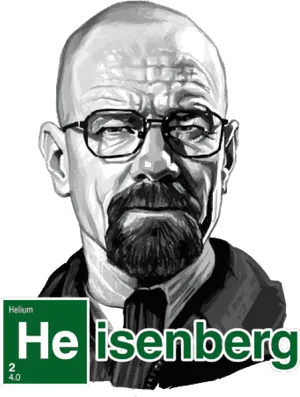 Heisenberg Helium Element Parody PNG Image