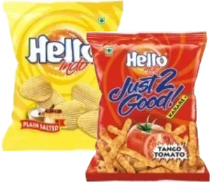 Hello Just2 Good Chips Packages PNG Image