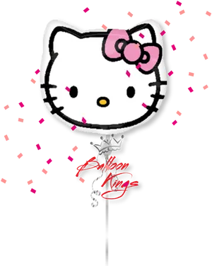 Hello Kitty Balloon Design PNG Image