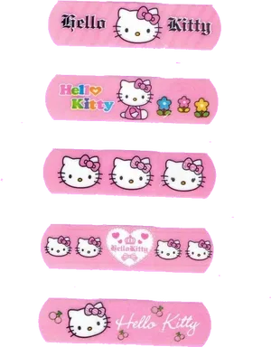 Hello Kitty Bandages Collection PNG Image