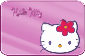 Hello Kitty Pink Background PNG Image