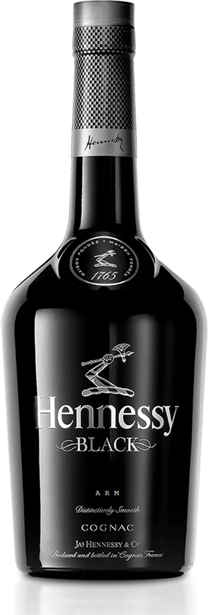 Hennessy Black Cognac Bottle PNG Image