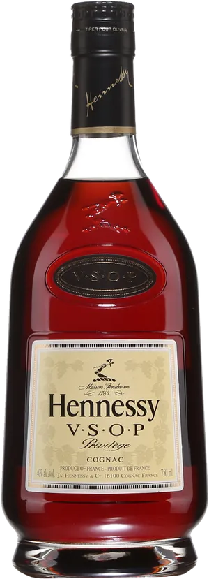 Hennessy V S O P Cognac Bottle PNG Image