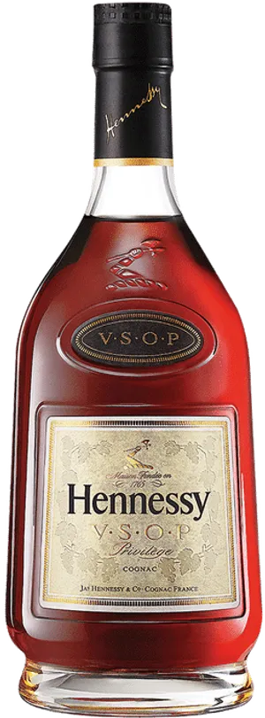 Hennessy V S O P Cognac Bottle PNG Image