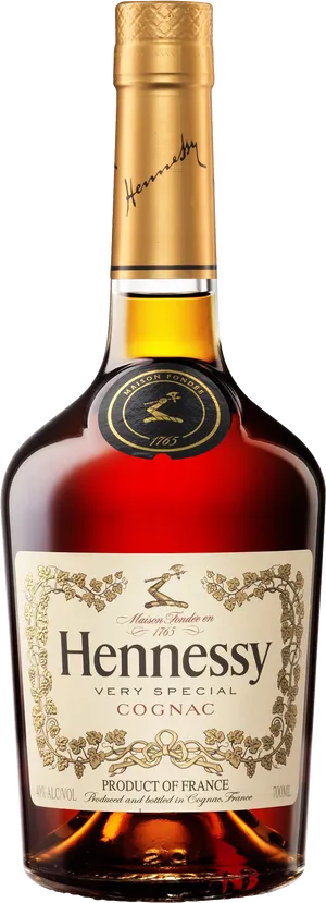 Hennessy Very Special Cognac Bottle PNG Image