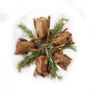 Herb Crusted Quail Platter PNG Image