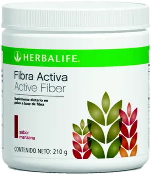 Herbalife Active Fiber Apple Flavor Product PNG Image