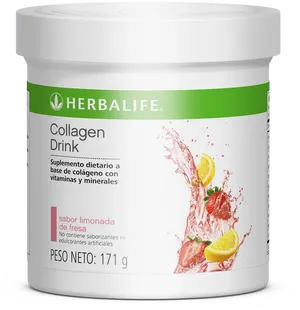 Herbalife Collagen Drink Strawberry Lemonade Flavor PNG Image