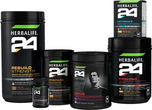 Herbalife24 Sports Nutrition Range PNG Image