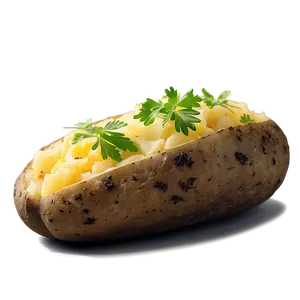 Herbed Baked Potato Png 06212024 PNG Image