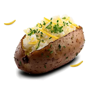 Herbed Baked Potato Png Qja PNG Image