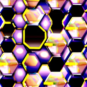 Hexagon Honeycomb Pattern Png Nhb45 PNG Image