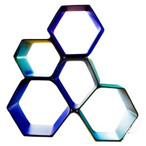 Hexagon Honeycomb Wall Shelf Png Sur PNG Image