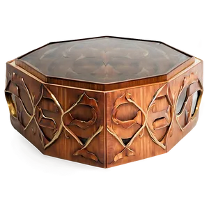 Hexagon Side Table Png 2 PNG Image