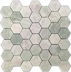 Hexagonal Tile Pattern PNG Image