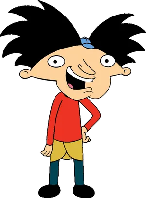 Hey Arnold Cartoon Character PNG Image