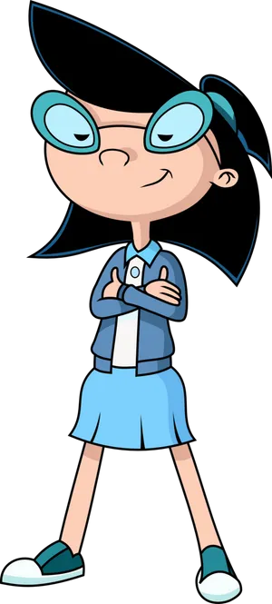 Hey Arnold Character Phoebe Heyerdahl PNG Image