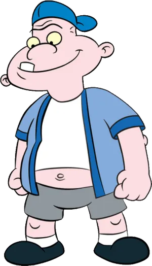 Hey Arnold Character Standing PNG Image