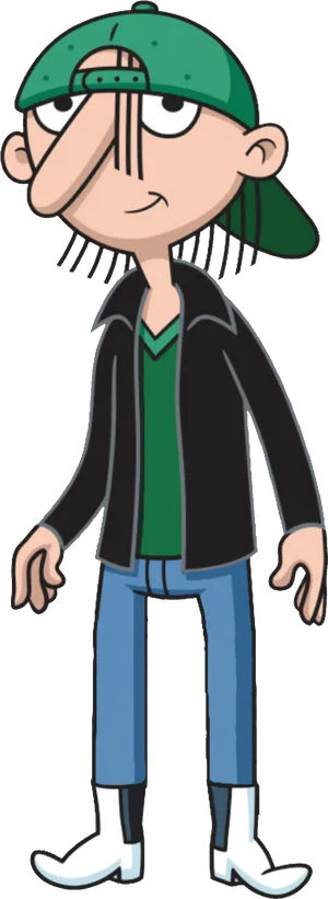 Hey Arnold Character Standing PNG Image