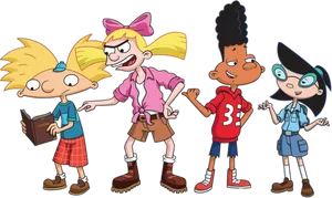 Hey Arnold Characters PNG Image