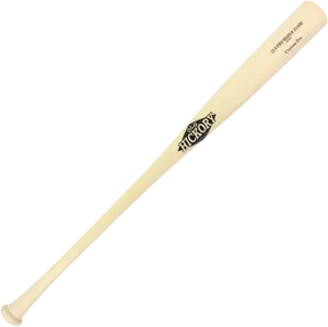 Hickory Wood Baseball Bat PNG Image