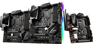 High End M S I Motherboards PNG Image