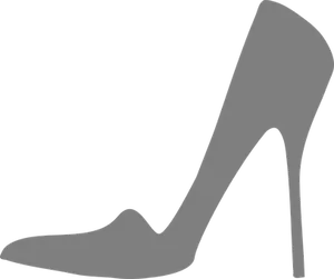 High Heel Silhouette PNG Image