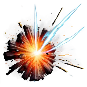High Impact Explosion Artwork Png 04302024 PNG Image