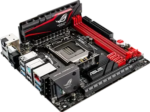 High Performance A S U S Motherboard PNG Image