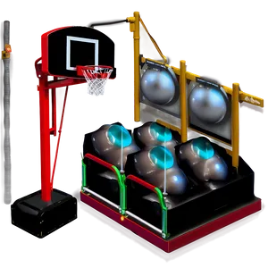 High-performance Basketball Setup Png 3 PNG Image