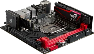 High Performance Gaming Motherboard PNG Image