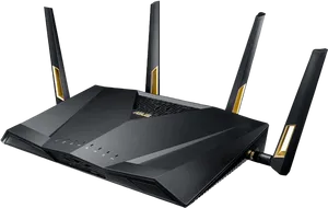 High Performance Wireless Router PNG Image