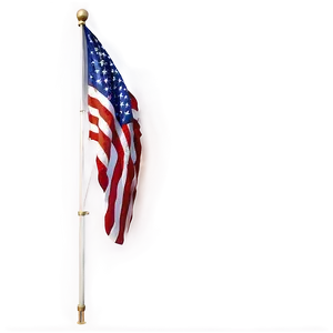 High-quality American Flag And Pole Image Png 19 PNG Image