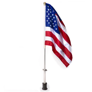 High-quality American Flag And Pole Image Png Jve PNG Image